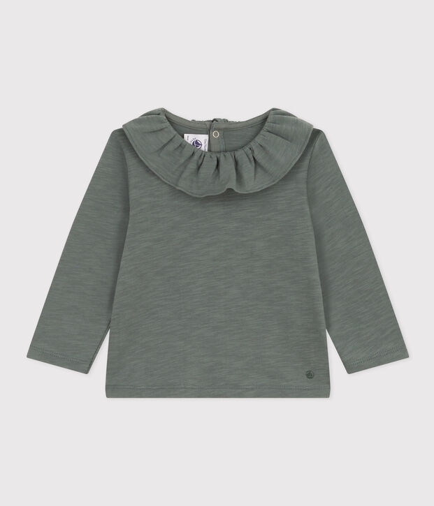 Blusa a manica lunga in jersey fiammato per beb&egrave; THUYA