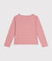 Marinière donna abbottonata in cotone rosa ROSEWOOD/ AVALANCHE