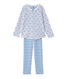 Pigiama per bambina in tubique reversibile