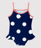 Costume intero ecoresponsabile bebè blu MEDIEVAL/bianco MARSHMALLOW