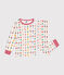Pigiama con stampa natalizia in cotone bambino bianco MARSHMALLOW/bianco MULTICO