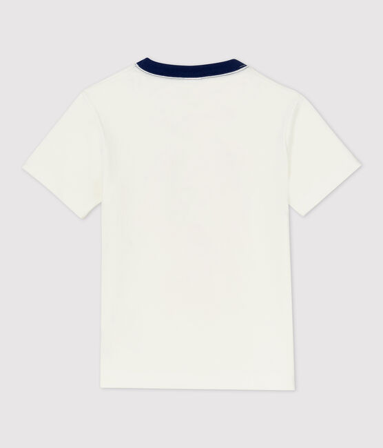 T-shirt  maniche corte in cotone bambino bianco MARSHMALLOW