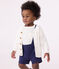 Cardigan in cotone neonato bianco MARSHMALLOW