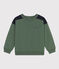 Maglia in tessuto felpato bambino verde CROCO