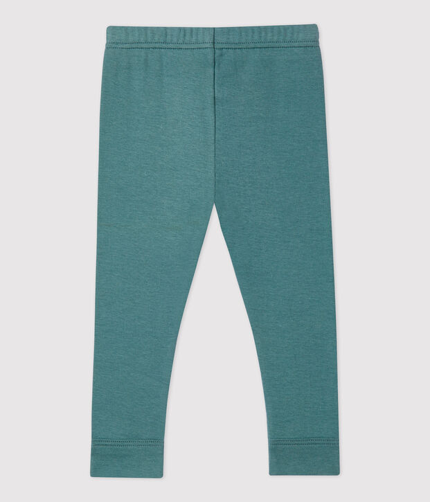 Leggins per beb&egrave; in cotone biologico verde
