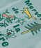 T-shirt maniche lunghe in cotone bambina verde PAUL