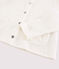 Cardigan in tubique bambina bianco MARSHMALLOW