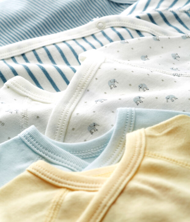 Confezione da 5 body nascita beb&egrave; maschio multicolore