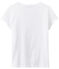 T -shirt donna con SCOLLO BALLERINA in jersey leggero bianco ECUME