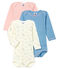 Trio body manica lunga bambina variante 1