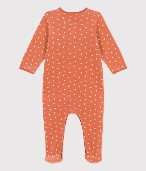 Tutina pigiama in ciniglia stampata per neonati BRANDY/ AVALANCHE