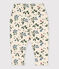 Pantaloni bebè in tessuto felpato fantasia bianco AVALANCHE/ MULTICO