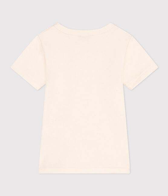T-shirt a maniche corte in cotone ecru AVALANCHE
