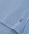 T-shirt L'Iconique scollo a V in cotone tinta unita donna blu BEACH