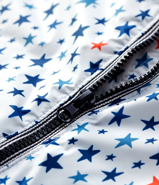 Giacca a vento calda beb&egrave; bianco/multicolore