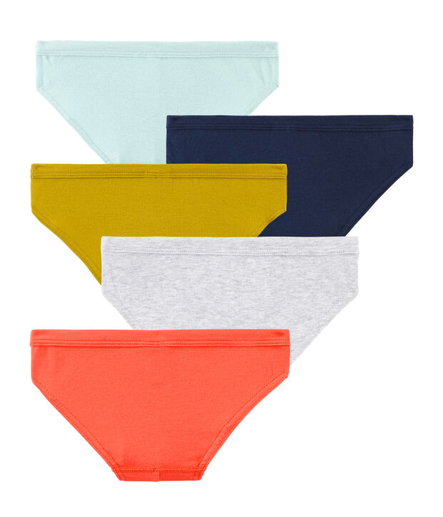Confezione da 5 slip bambino multicolore