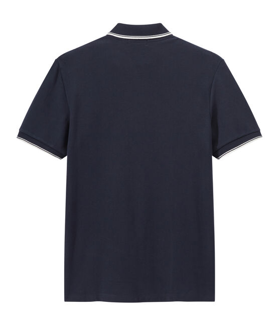 Polo maniche corte uomo blu SMOKING