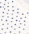 Bavaglino singolo in cotone bianco MARSHMALLOW/ NEWBLEU