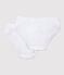 Confezione da 2 slip bambino bianchi in cotone biologico variante 1