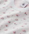 Pyjama fille imprimé petites fleurs blu BOCAL/bianco MULTICO