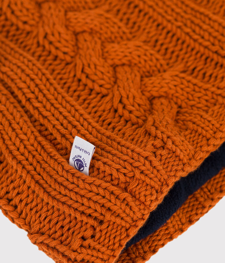 Snood bambina marrone