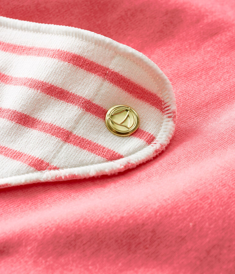 Set di 2 paia di bavaglini bandana beb&egrave; bambina variante 1