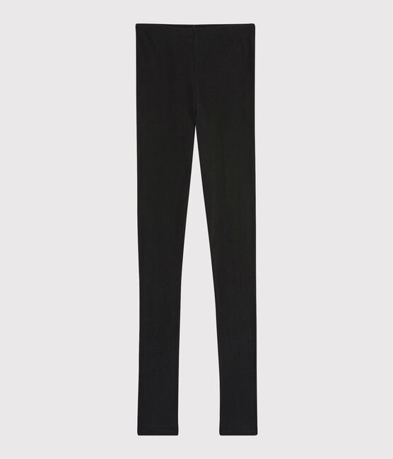 Leggings in lana e cotone Donna nero NOIR