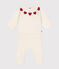 Set di 2 pezzi in maglia neonato rosso MARSHMALLOW/bianco CORRIDA