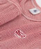 Pigiama a maniche corte millerighe unisex in cotone STOP/ MARSHMALLOW