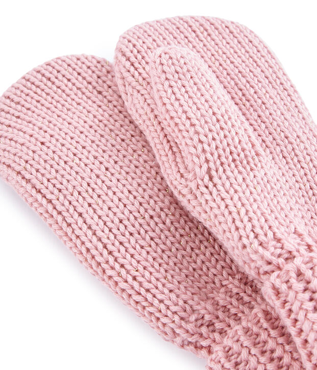 Muffole bambina rosa/giallo