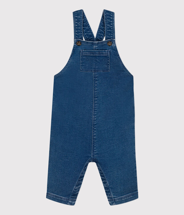 Salopette lunga denim beb&egrave; blu