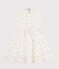 Abito senza maniche in cotone con stampa a fiori bambina bianco MARSHMALLOW/bianco MULTICO