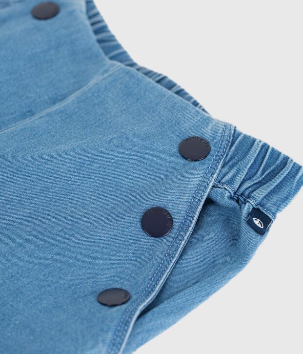 Pantaloni in denim bambina blu
