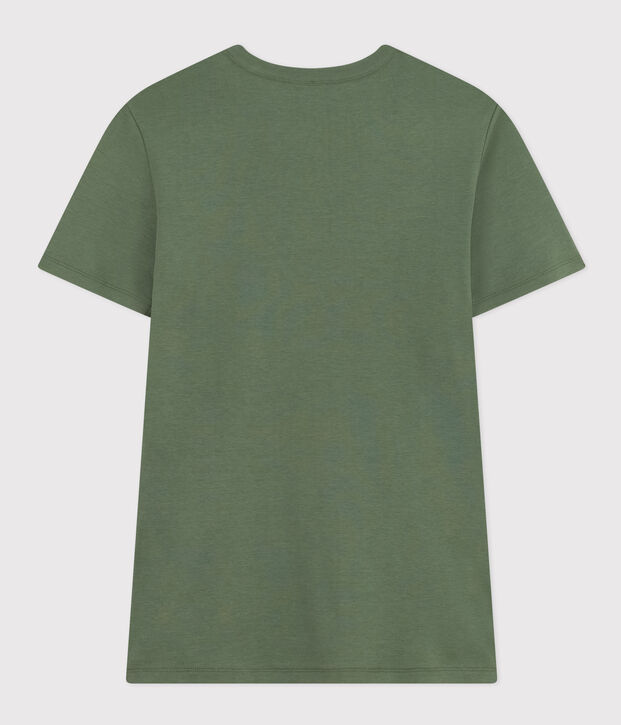 T-shirt L'ICONIQUE girocollo in cotone Donna verde