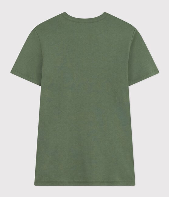 T-shirt L'ICONIQUE girocollo in cotone Donna verde CROCO