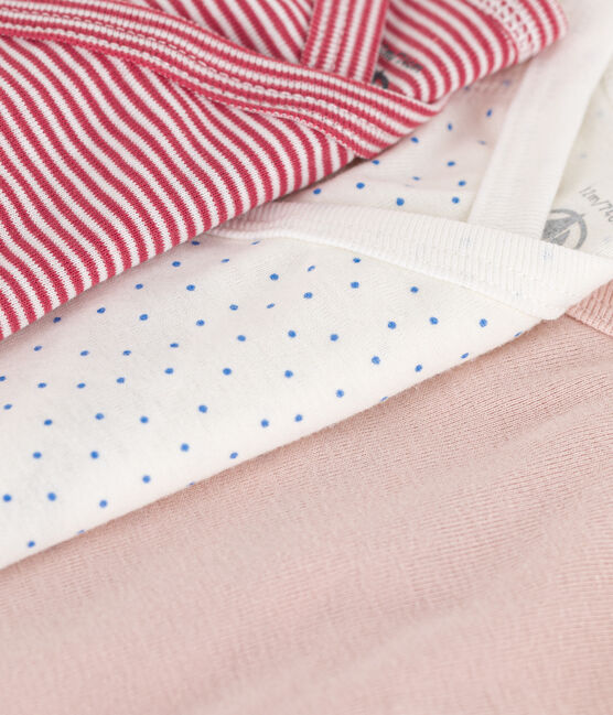 Confezione da 3 body incrociati a maniche lunghe fantasia in cotone variante 2