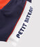 Shorts mare effetto color block bambino blu TOUAREG/arancione SPICY
