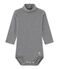 Body millerighe per bebé con collo arrotolato blu SMOKING/beige COQUILLE