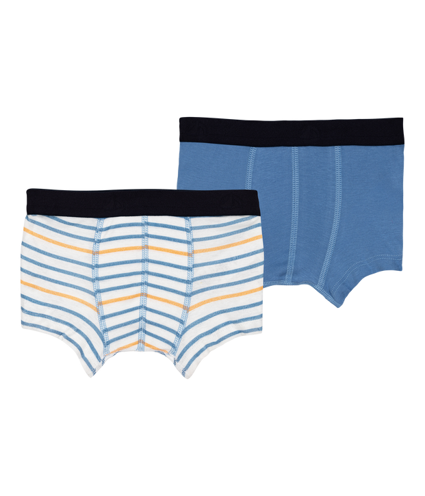 Lot de 2 boxers en coton multicolore