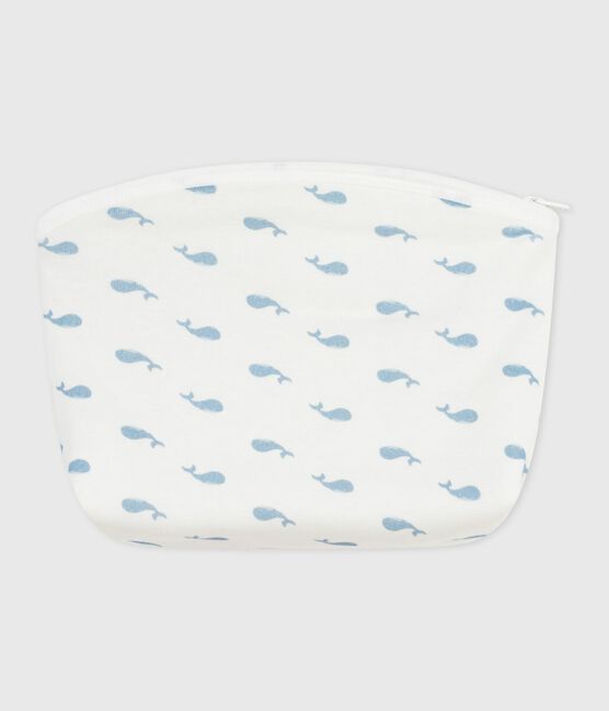 Pochette in cotone con stampa Parigi neonato bianco MARSHMALLOW/bianco MULTICO