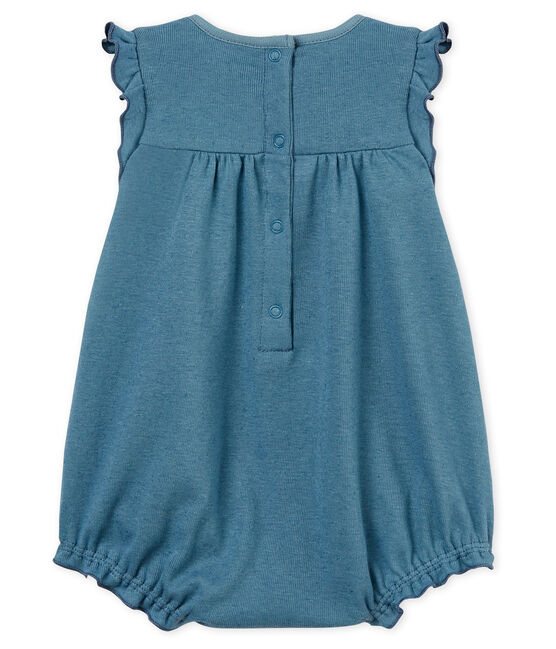 Tutina corta bambina in cotone/lino FONTAINE
