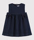 Abito in molleton denim bebè femmina