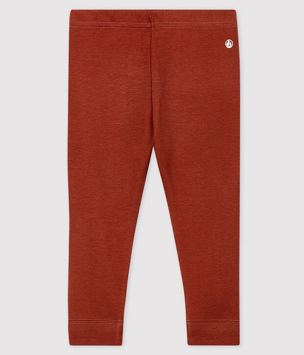 Leggins per beb&egrave; in cotone arancione