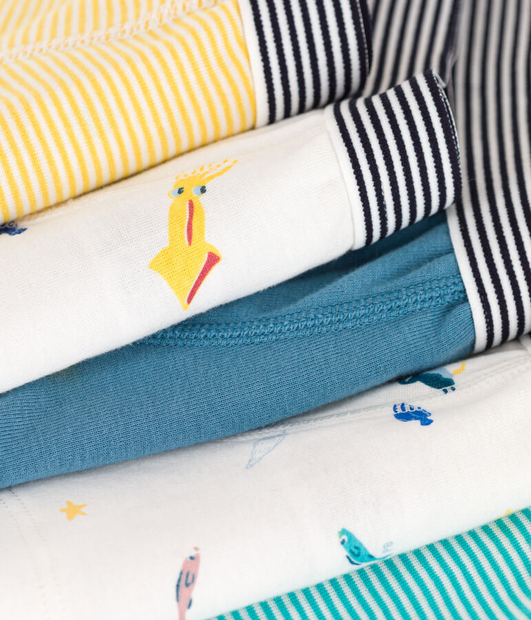 Confezione da 5 boxer in cotone bambino multicolore