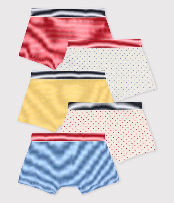 Confezione da 5 boxer bambino in cotone biologico variante 1