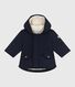Parka tinta unita lunghezza midi neonato