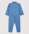 Tutina lunga in denim chiaro bebè maschio blu DENIM CLAIR
