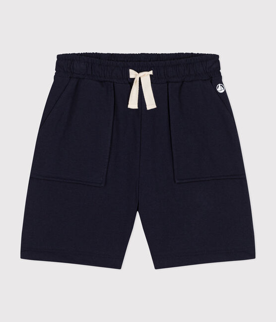 Shorts in cotone bambino blu SMOKING
