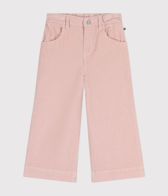 Pantaloni in velluto bambina rosa SALINE