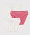 Confezione da 3 slip bambina in cotone variante 1